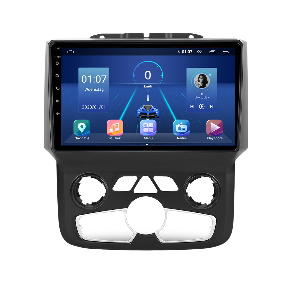Dodge RAM CarPlay & Android Auto autoradio | 2014 t/m 2018 | Android 15 | Davilon | Auto Airco-6