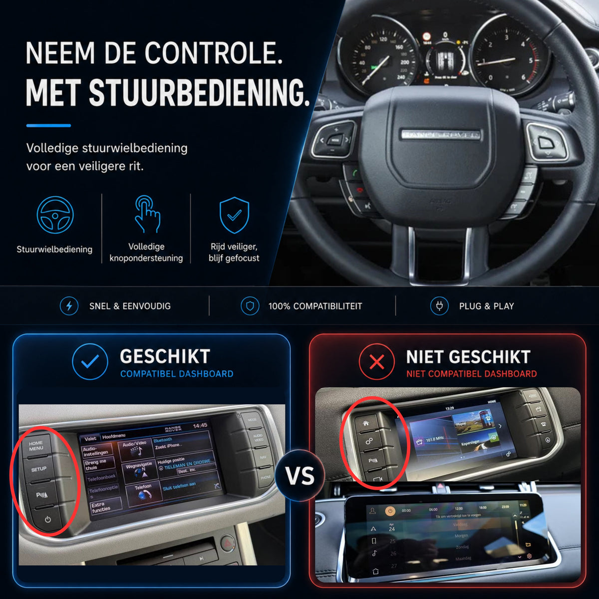Land Rover Range Rover Evoque | 2016 t/m 2020 | CarPlay & Android Auto Box | Harman-6
