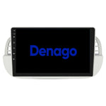 Fiat 500 CarPlay autoradio Wit | 2007 t/m 2015 | Denago DNG-A408 | 9 inch | Android 13 | Draadloos CarPlay & Android Auto
