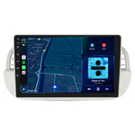Fiat 500 CarPlay autoradio Wit | 2007 t/m 2015 | Denago DNG-A408 | 9 inch | Android 13 | Draadloos CarPlay & Android Auto