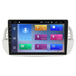 Fiat 500 CarPlay autoradio Wit | 2007 t/m 2015 | Denago DNG-A408 | 9 inch | Android 13 | Draadloos CarPlay & Android Auto