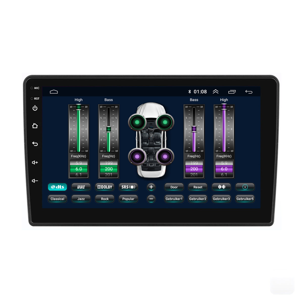 Ford Fusion CarPlay & Android Auto autoradio | 2002 t/m 2005 | Android 15 | Davilon-3
