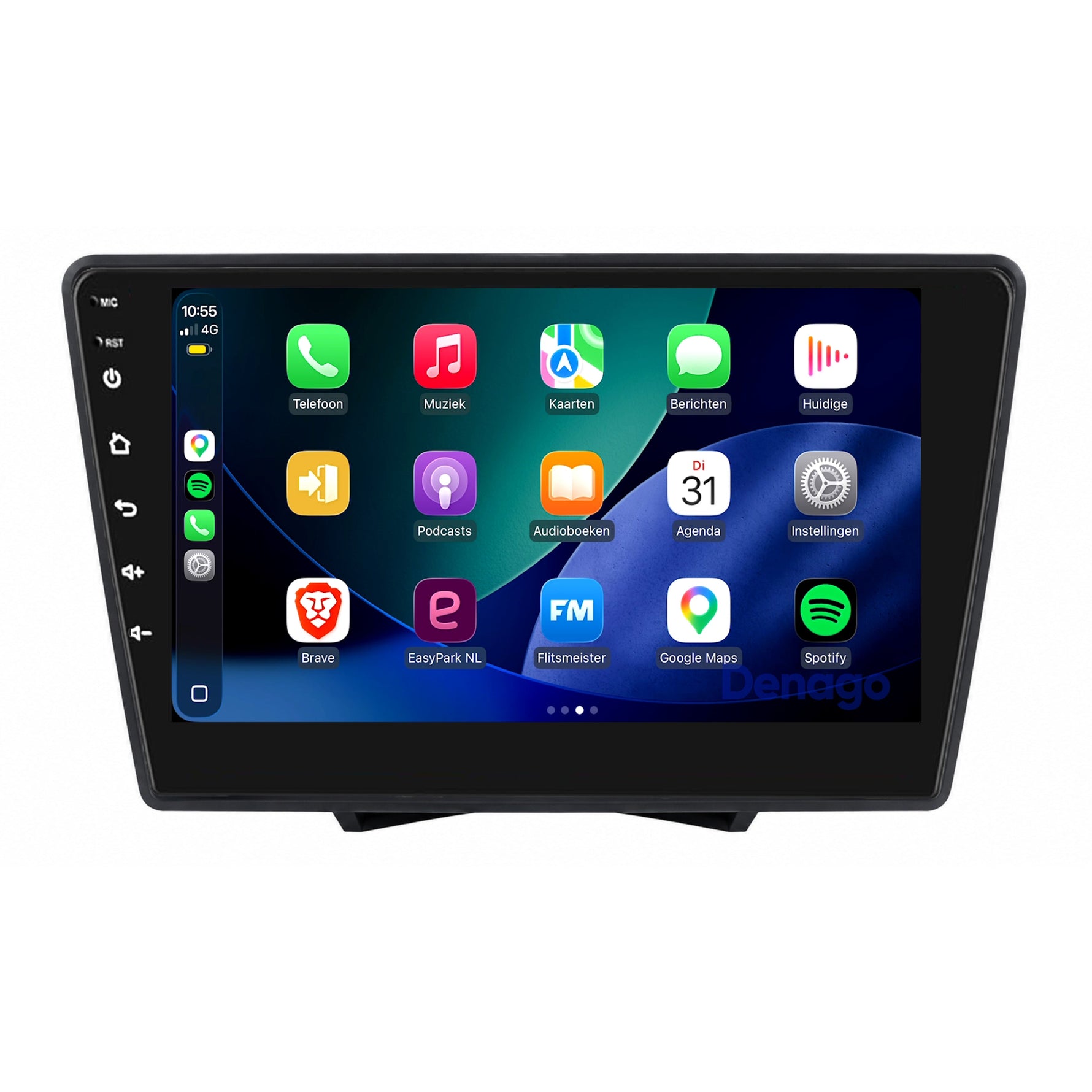 Ford Ka CarPlay autoradio | 2007 t/m 2016 | Denago DNG-A441 | 9 inch | Android 13 | Draadloos CarPlay & Android Auto