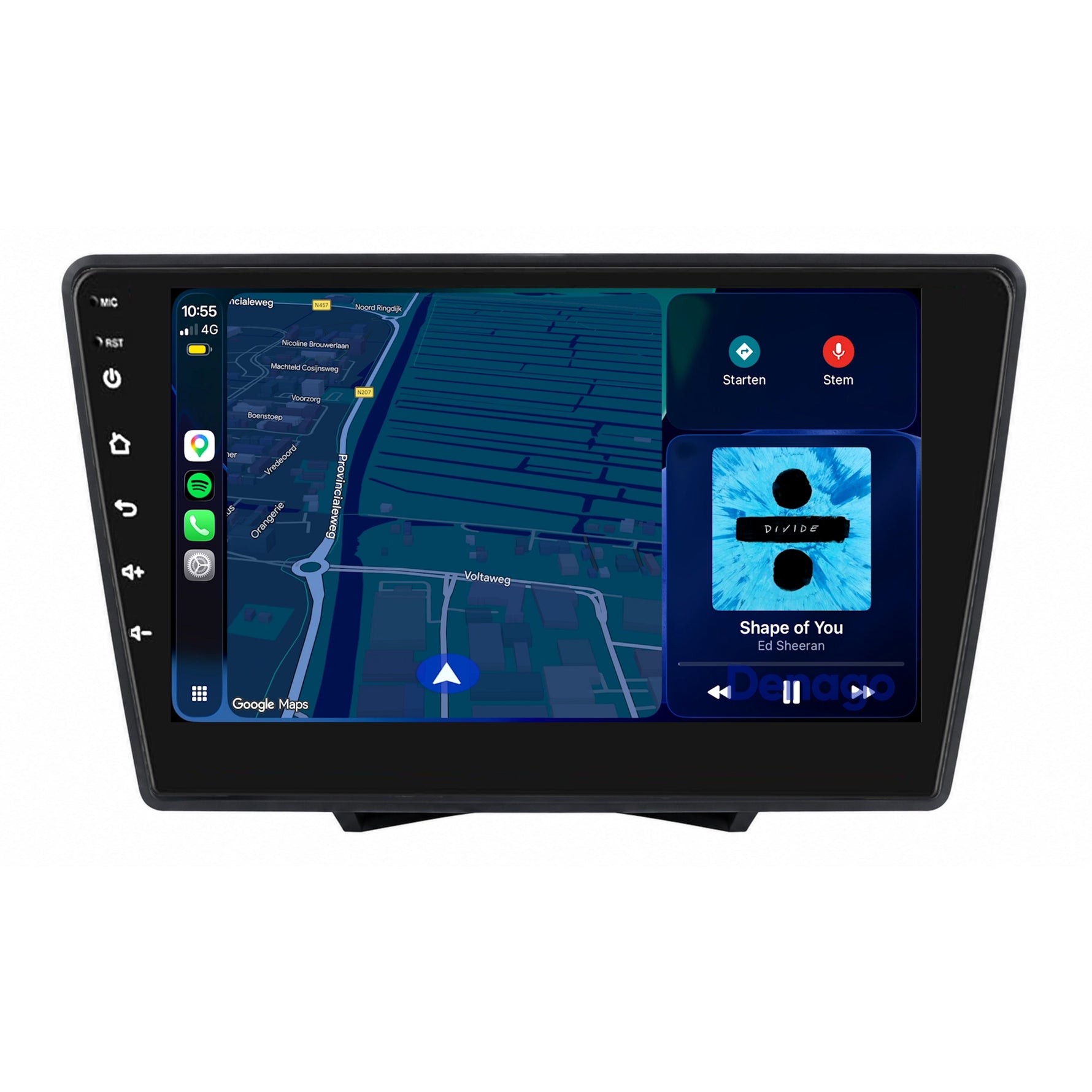 Ford Ka CarPlay autoradio | 2007 t/m 2016 | Denago DNG-A441 | 9 inch | Android 13 | Draadloos CarPlay & Android Auto