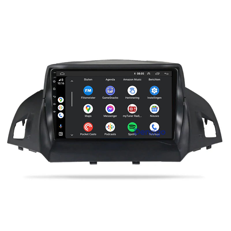 Ford Kuga CarPlay autoradio | 2013 t/m 2017 | Denago DNG-A87 | 9 inch | Android 13 | Draadloos CarPlay & Android Auto