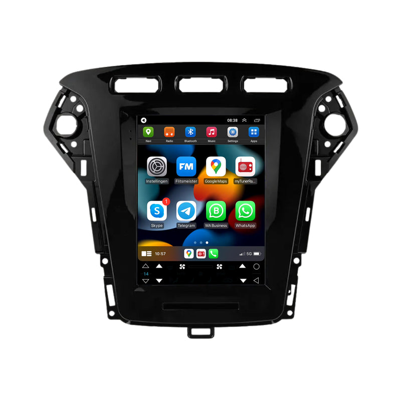 Ford Mondeo Mk4 CarPlay & Android Auto autoradio | 2007 t/m 2014 | Android 15 | Davilon-1