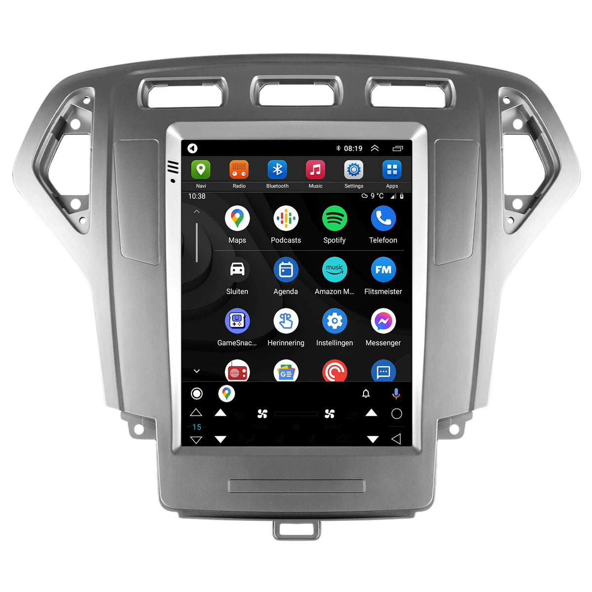 Ford Mondeo CarPlay & Android Auto autoradio | 2007 t/m 2014 | Android 15 | Davilon | Groot scherm-3