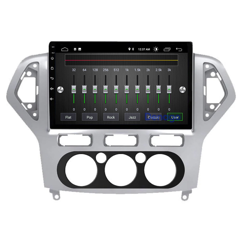 Ford Mondeo CarPlay autoradio | 2003 t/m 2014 | Denago DNG-A96 | 9 inch | Android 13 | Draadloos CarPlay & Android Auto | Zilver frame