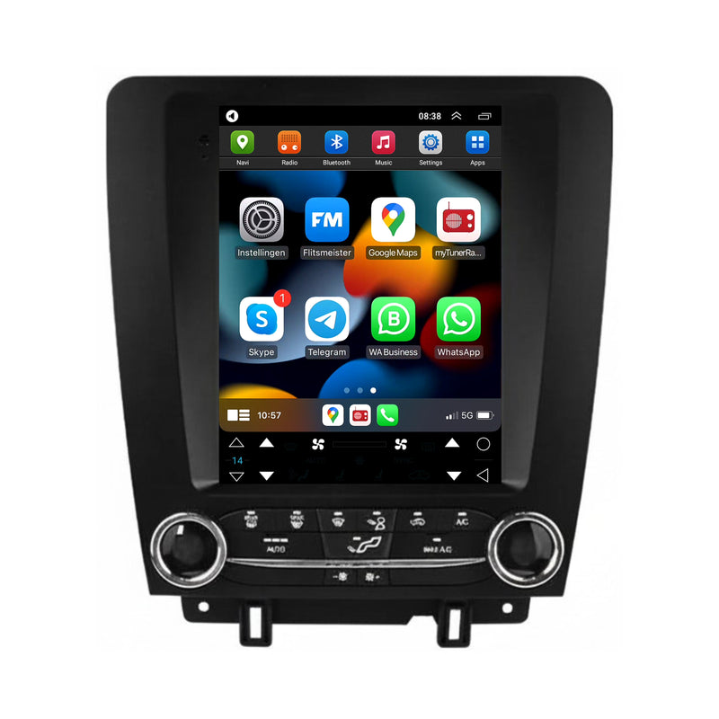 Ford Mustang CarPlay & Android Auto autoradio | 2010 t/m 2013 | Android 15 | Davilon-1