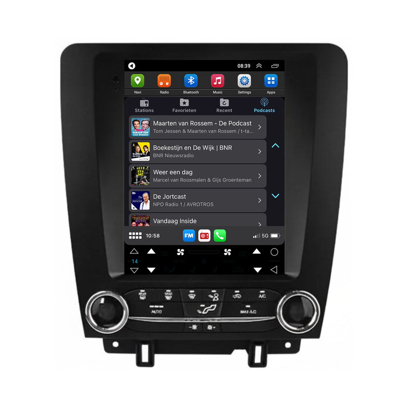 Ford Mustang CarPlay & Android Auto autoradio | 2010 t/m 2013 | Android 15 | Davilon-5