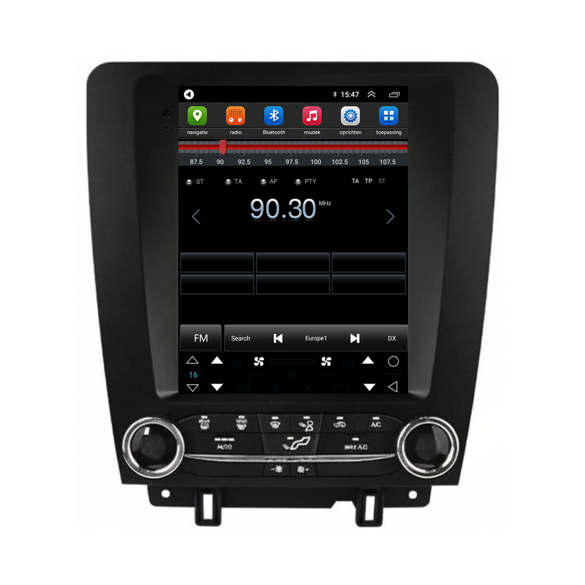 Ford Mustang CarPlay & Android Auto autoradio | 2010 t/m 2013 | Android 15 | Davilon-7