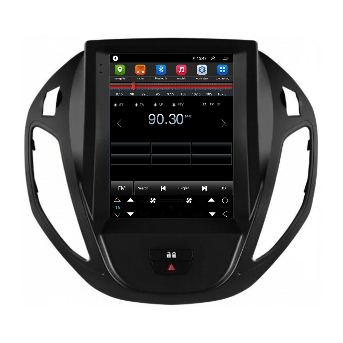 Ford Tourneo Courier CarPlay & Android Auto autoradio | 2012 t/m 2023 | Android 15 | Davilon-7