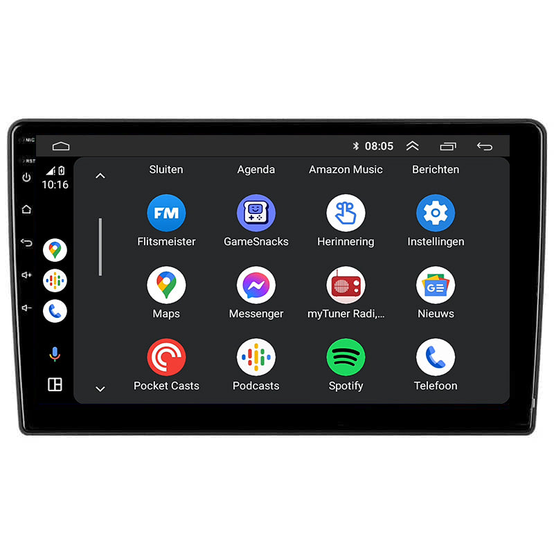Ford Transit Custom CarPlay & Android Auto autoradio | 2019 t/m 2023 | Android 15 | Davilon-4