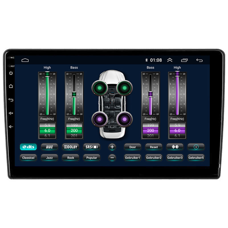 Ford Transit Custom CarPlay & Android Auto autoradio | 2019 t/m 2023 | Android 15 | Davilon-8