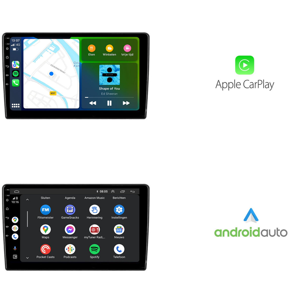 Ford Transit Custom CarPlay & Android Auto Autoradio | 2019 bis 2023 | Android 13 | Davilon