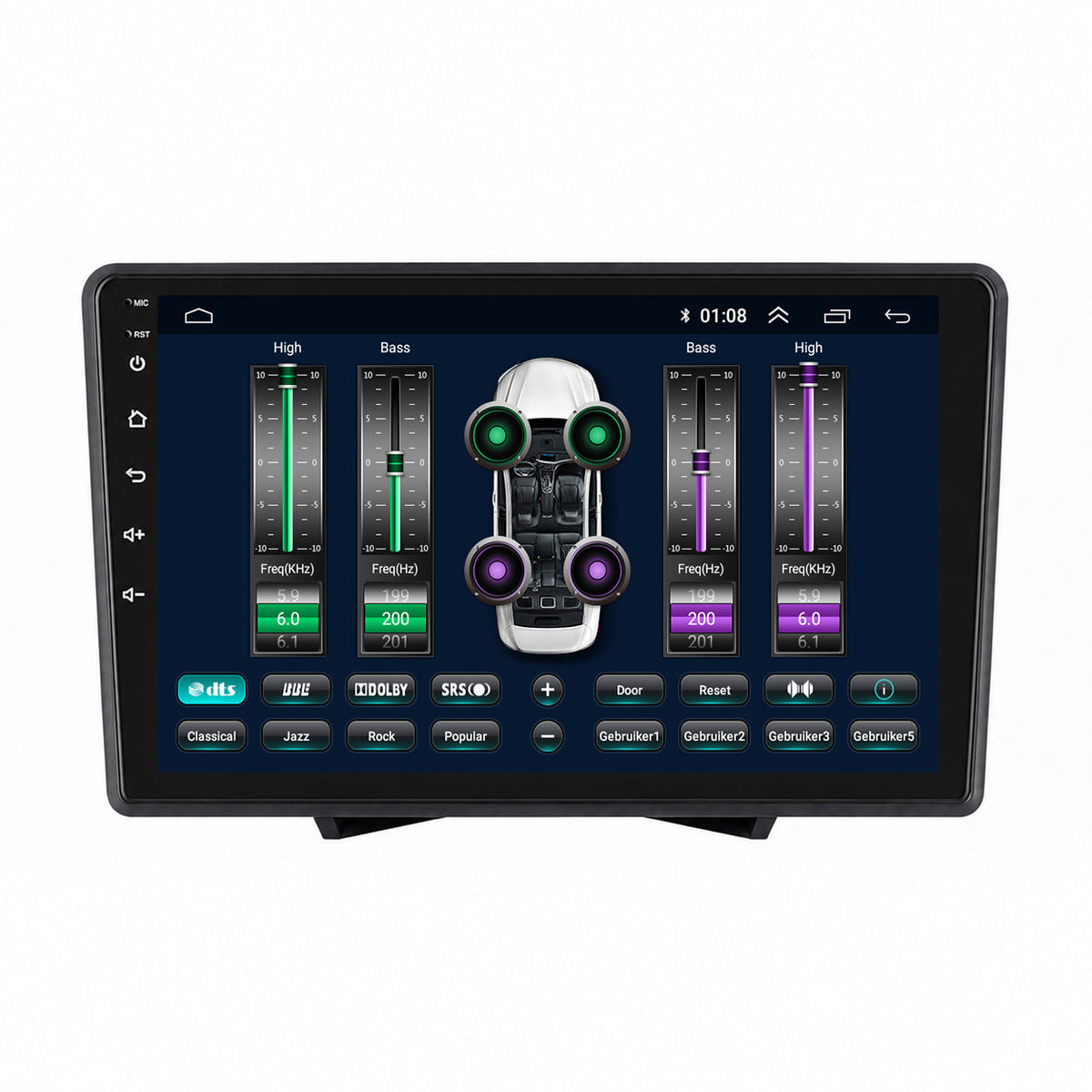 Ford Ka CarPlay & Android Auto car radio | 2007 to 2016 | Android 13 | Davilon-7