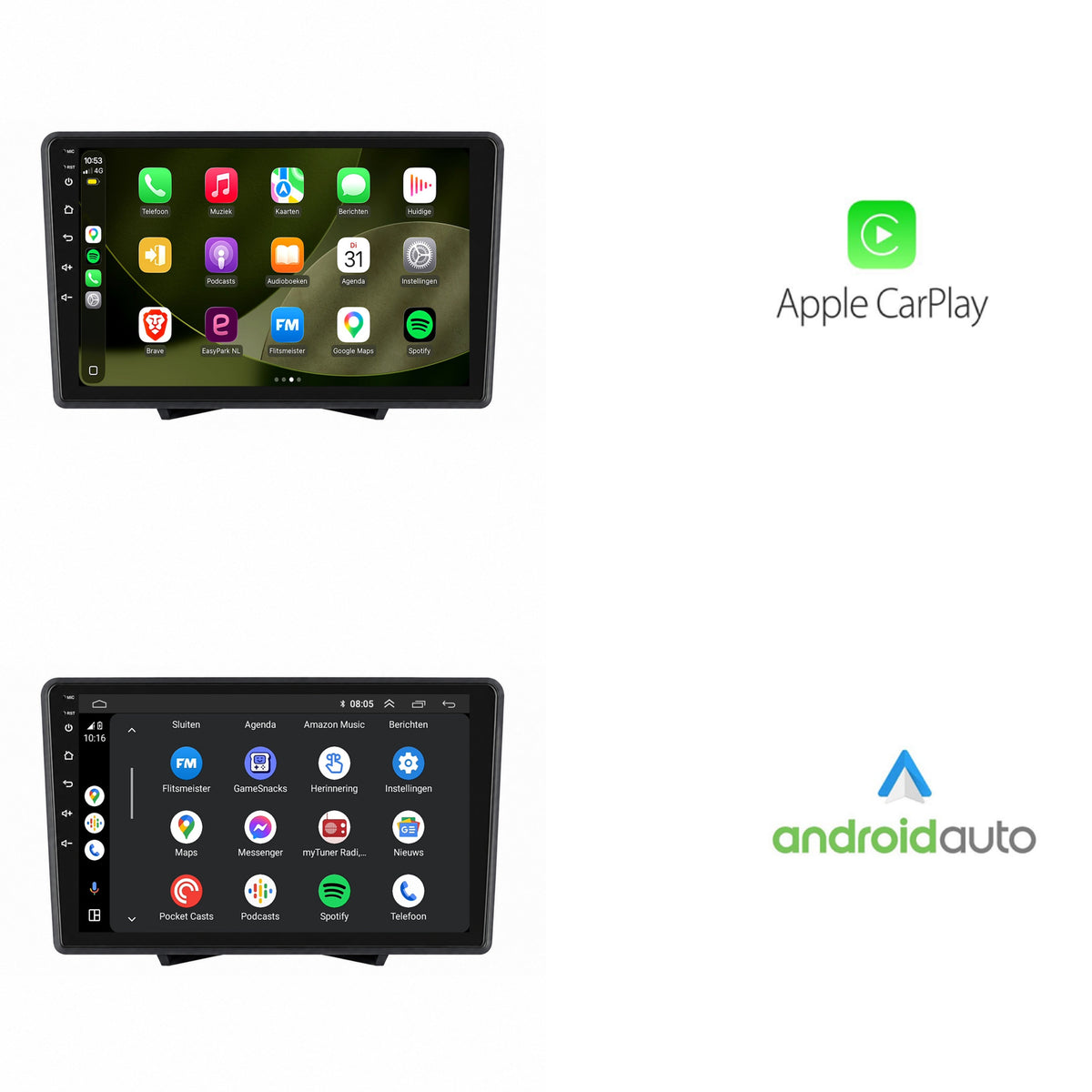 Autoradio CarPlay & Android Auto per Ford Ka | dal 2007 al 2016 | Android 13 | Davilon
