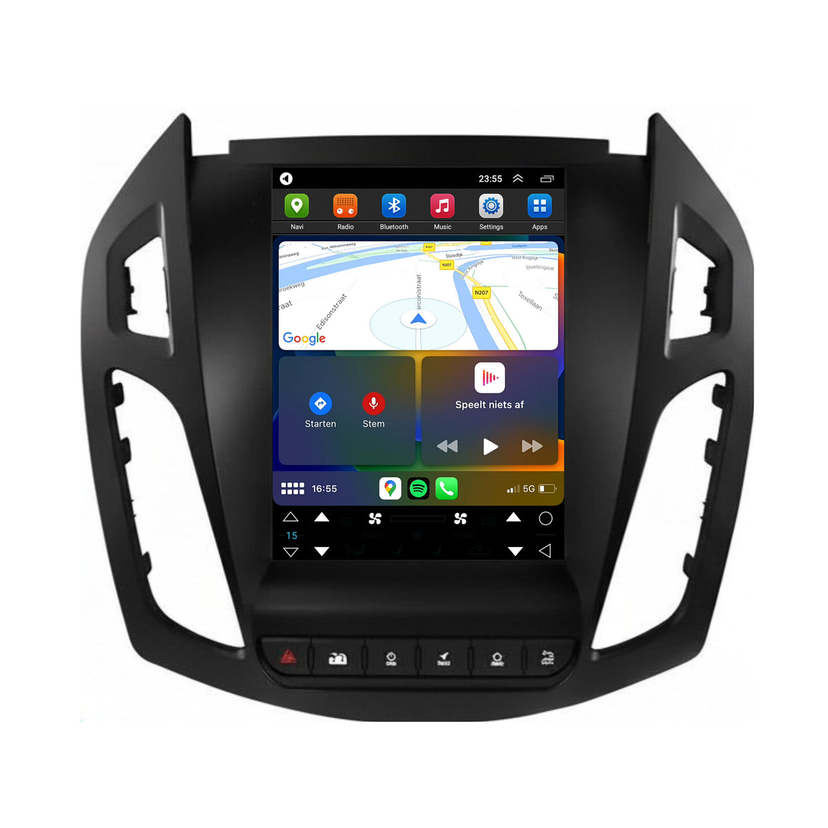 Ford Tourneo Connect CarPlay & Android Auto autoradio | 2013 t/m 2018 | Android 15 | Davilon-4