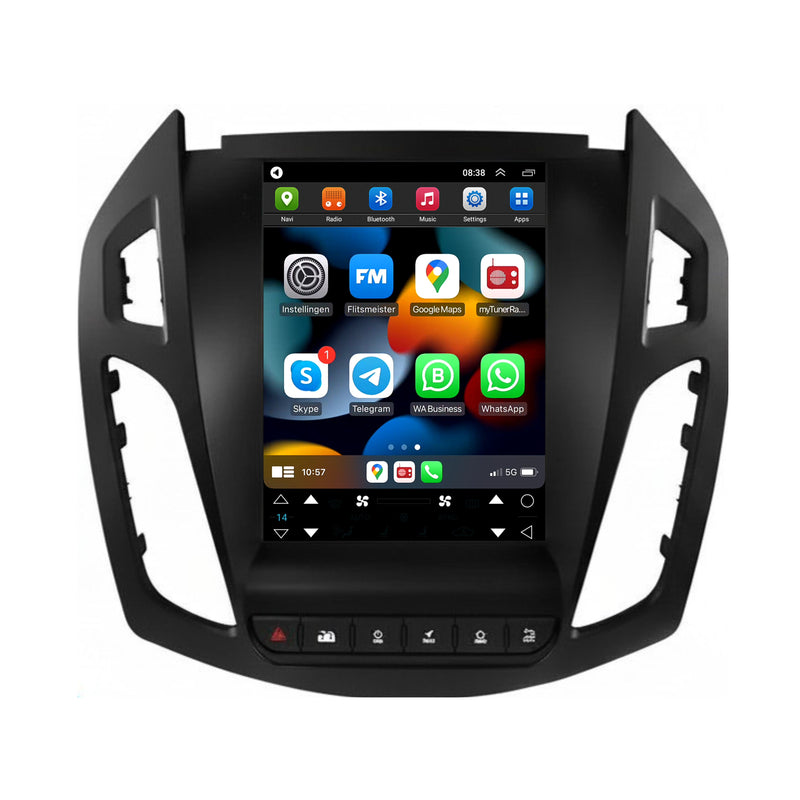 Ford Tourneo Connect CarPlay & Android Auto autoradio | 2013 t/m 2018 | Android 15 | Davilon-1