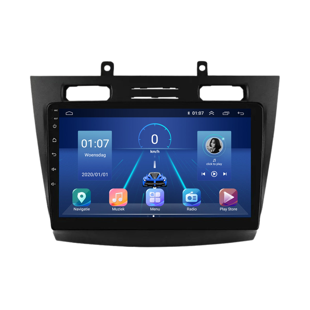 Ford Tourneo Connect CarPlay & Android Auto autoradio | 2006 t/m 2014 | Android 15 | Davilon-6