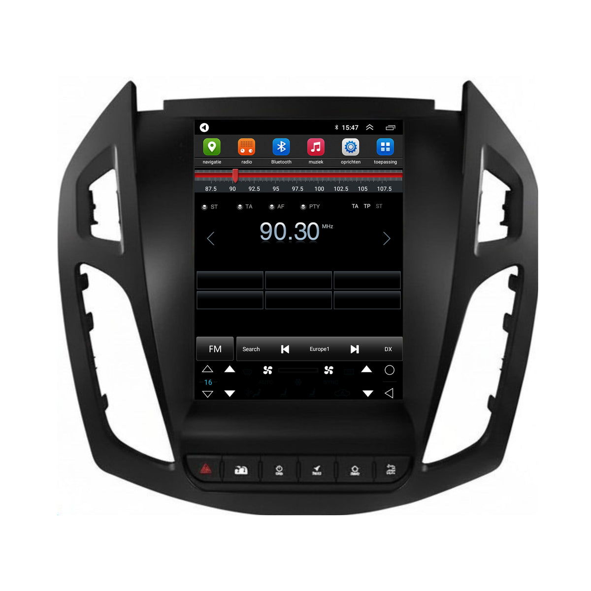 Ford Tourneo Connect CarPlay & Android Auto autoradio | 2013 t/m 2018 | Android 15 | Davilon-7