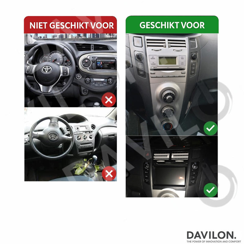 Toyota Yaris | Android 13 | Autoradio | 2005 t/m 2012 | CarPlay & Android Auto-6
