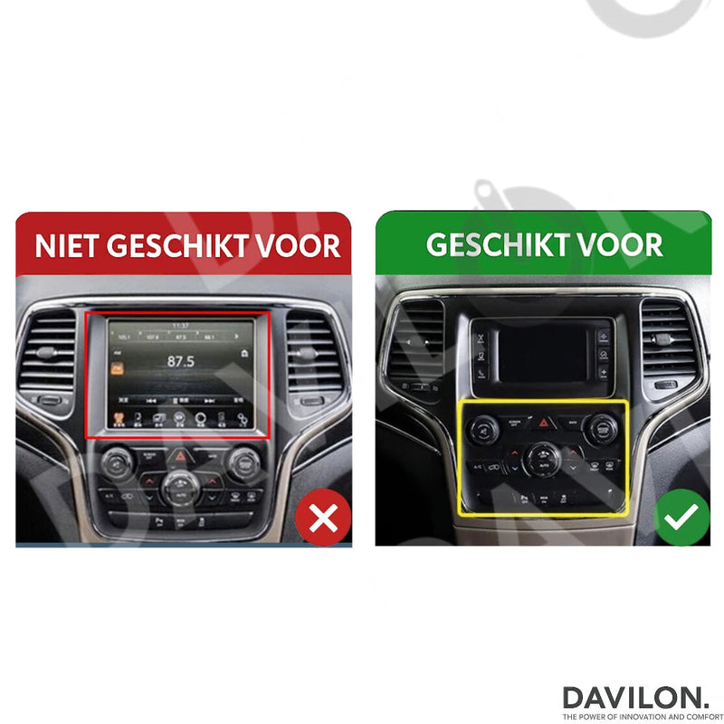 Jeep Grand Cherokee WK2 CarPlay & Android Auto autoradio | 2014 t/m 2022 | Android 15 | Davilon-4