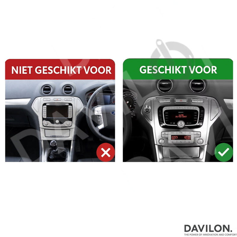 Ford Mondeo CarPlay & Android Auto autoradio | 2007 t/m 2014 | Android 15 | Davilon | Groot scherm-5