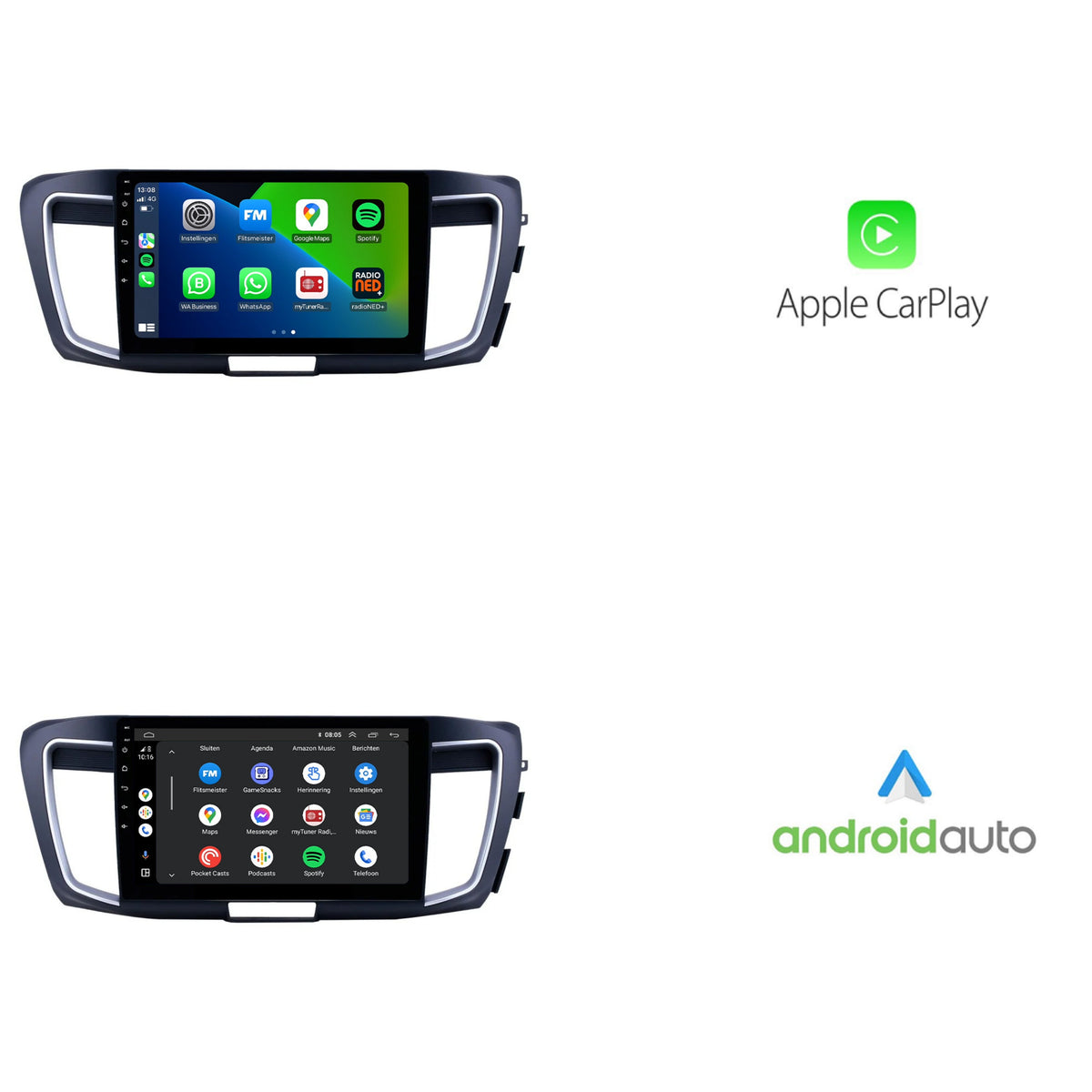 Honda Accord CarPlay & Android Auto car radio | 2013 to 2017 | Android 13 | Davilon