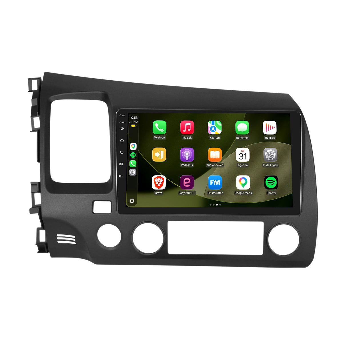 Honda Civic CarPlay & Android Auto car radio | 2007 to 2011 | Android 13 | Davilon