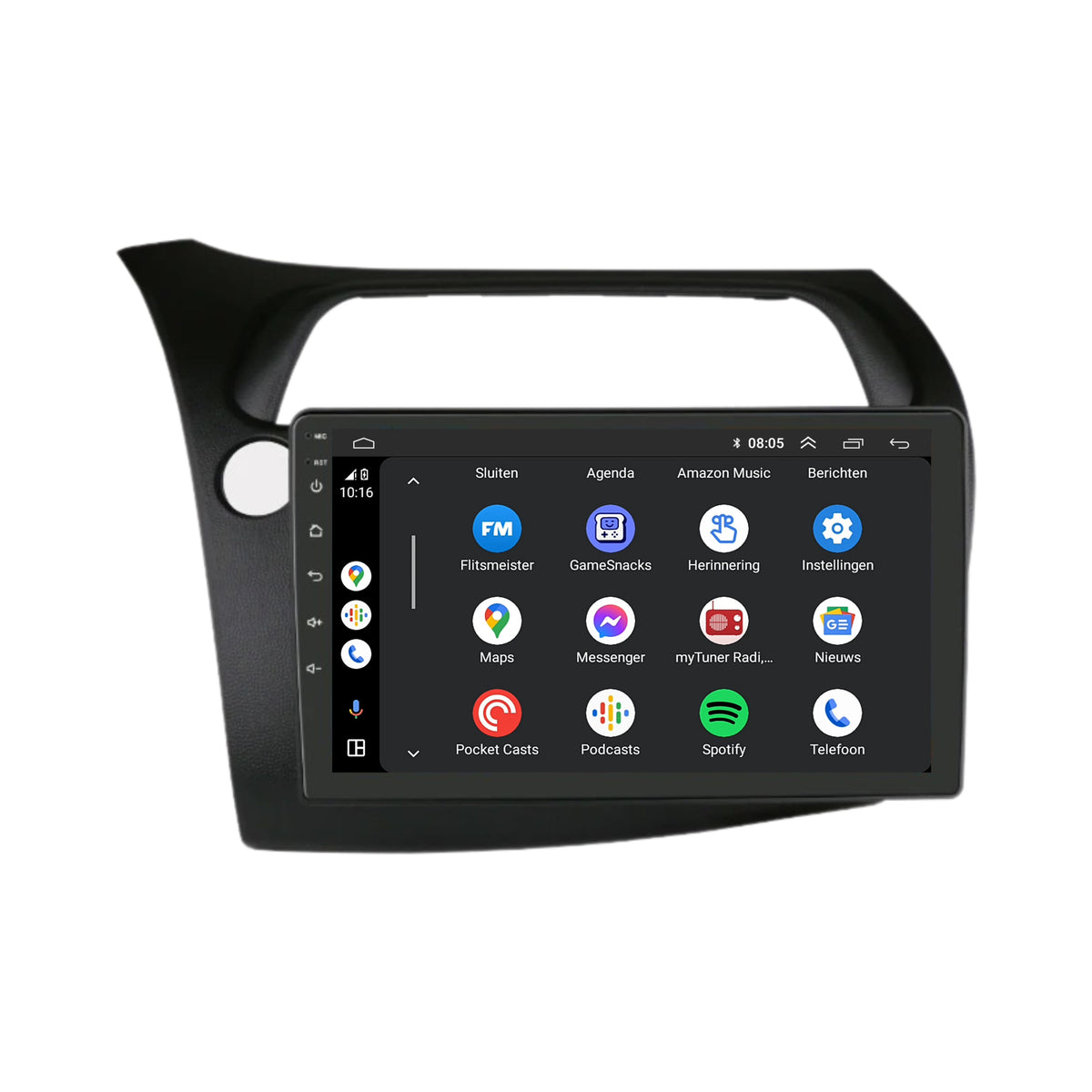 Honda Civic | Android 13 | Autoradio | 2005 t/m 2011 | CarPlay & Android Auto-3