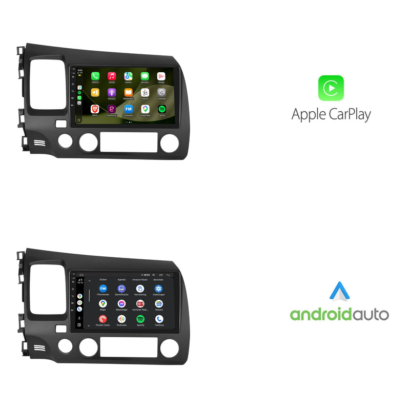 Autoradio CarPlay & Android Auto per Honda Civic | dal 2007 al 2011 | Android 13 | Davilon-2