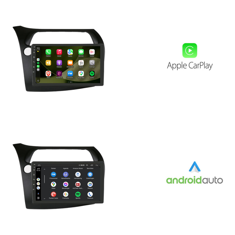 Honda Civic | Android 13 | Autoradio | 2005 t/m 2011 | CarPlay & Android Auto-2