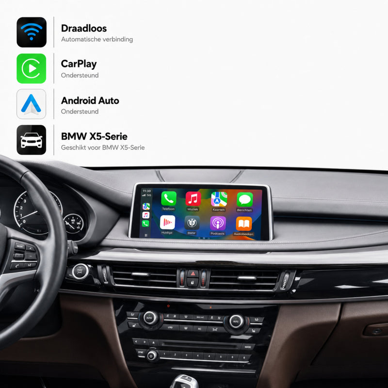 BMW X5 G05 | 2017 t/m 2019 | CarPlay & Android Auto Box | NBT EVO-1