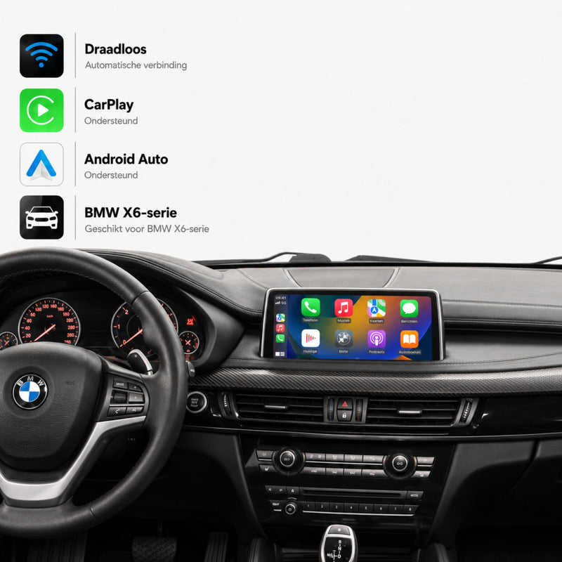 BMW X6 F16 | 2013 t/m 2017 | CarPlay & Android Auto Box | NBT-1