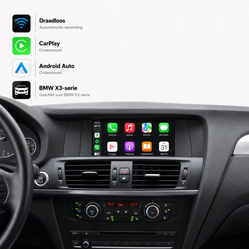 BMW X3 F25 | 2010 t/m 2013 | CarPlay & Android Auto Box | CIC-1