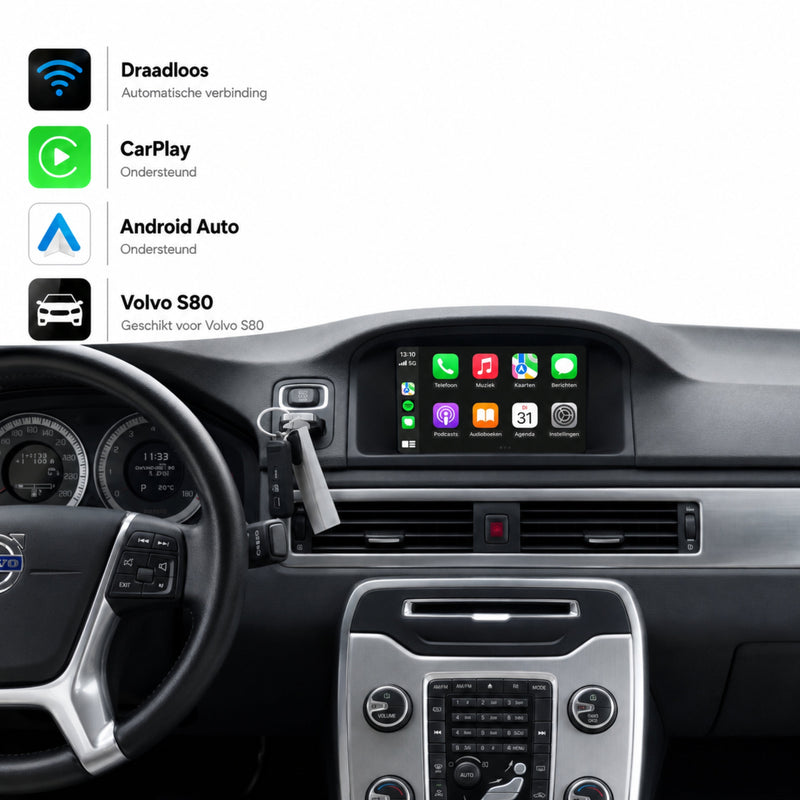 Volvo S80 | 2011 t/m 2014 | CarPlay & Android Auto Box | Sensus-1