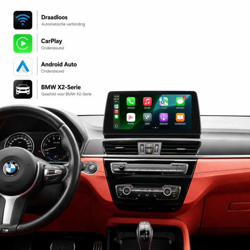 BMW X2 F39 | 2017 t/m 2023 | CarPlay & Android Auto Box | NBT EVO-1