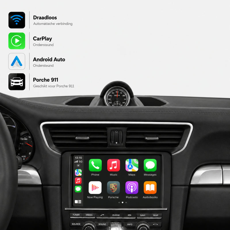 Porsche Cayman (987) | 2012 t/m 2016 | CarPlay & Android Auto Box | PCM 3.1-1
