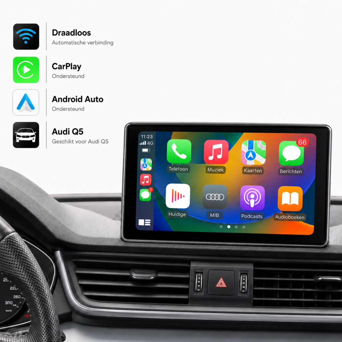 Audi Q5 und Audi SQ5 | 2017 bis 2019 | CarPlay & Android Auto Box | MIB
