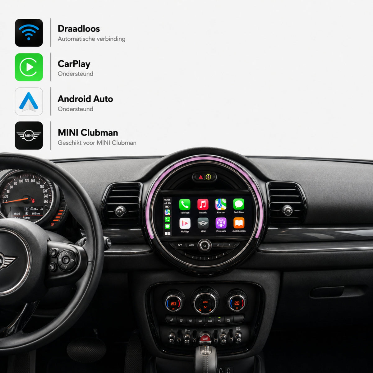 MINI Clubman | 2015 t/m 2017 | CarPlay & Android Auto Box-1