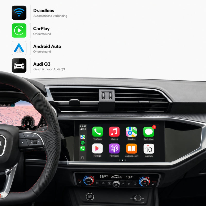 Audi Q3 en Audi RSQ3 | 2019 t/m 2025 | CarPlay & Android Auto Box | MIB3-1