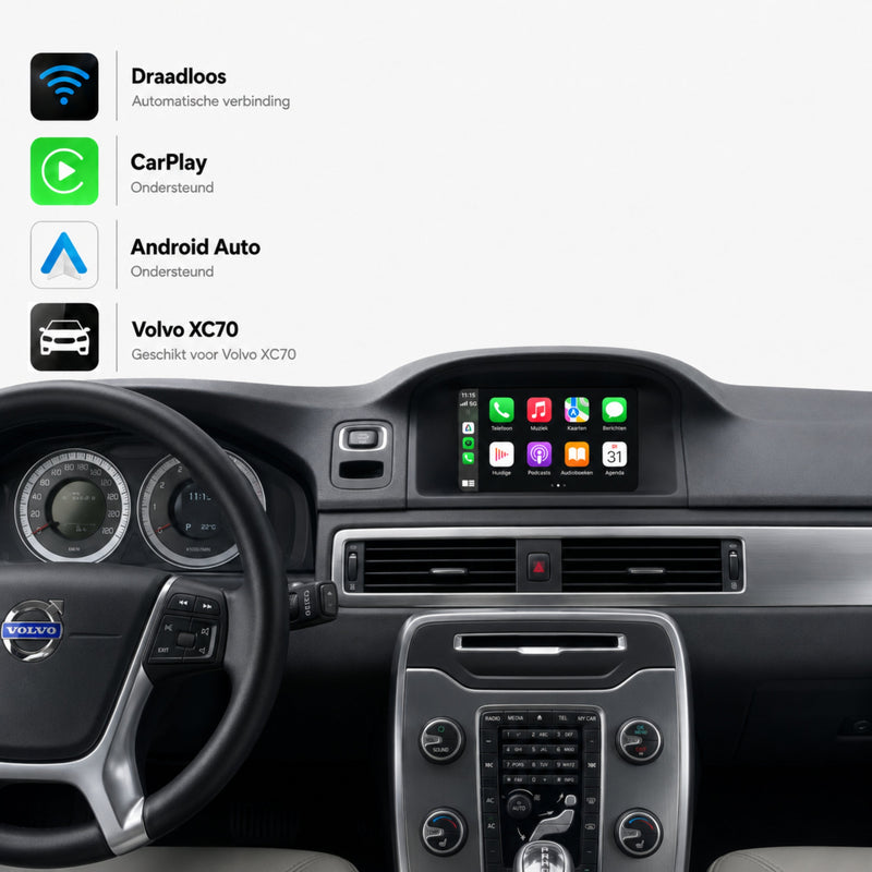 Volvo XC70 | 2011 t/m 2014 | CarPlay & Android Auto Box | Sensus-1