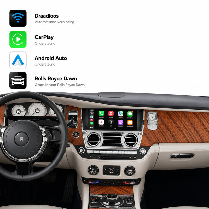 Rolls-Royce Dawn | 2015 t/m 2018 | CarPlay & Android Auto Box | NBT-1
