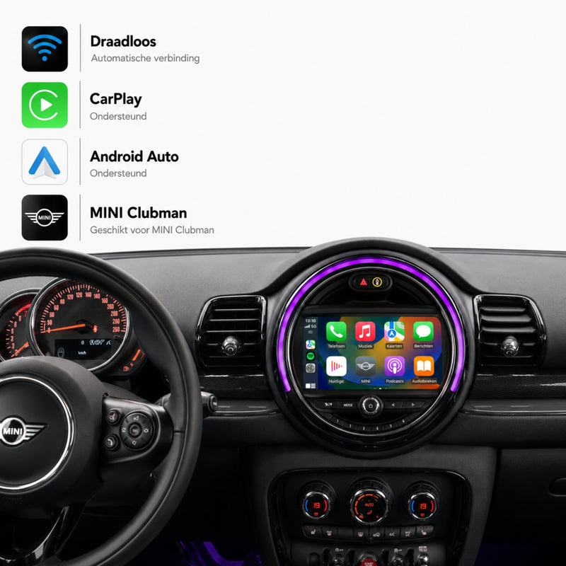 MINI Clubman | 2017 t/m 2020 | CarPlay & Android Auto Box-1