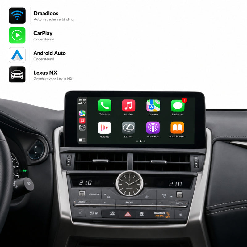 Lexus NX | 2018 t/m 2021 | CarPlay & Android Auto Box | Grote touchpad-1