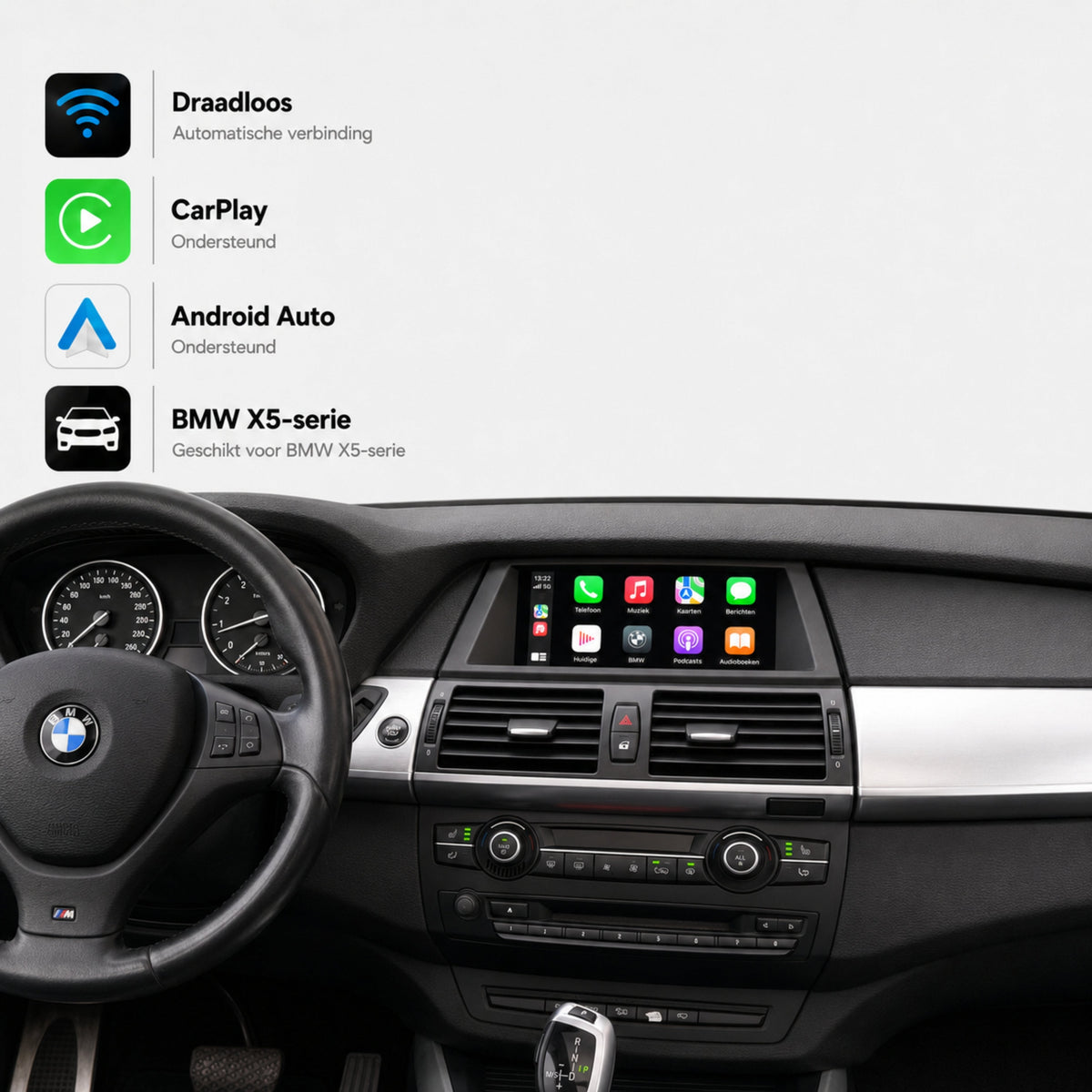 BMW X5 E70 | 2010 t/m 2013 | CarPlay & Android Auto Box | CIC-1