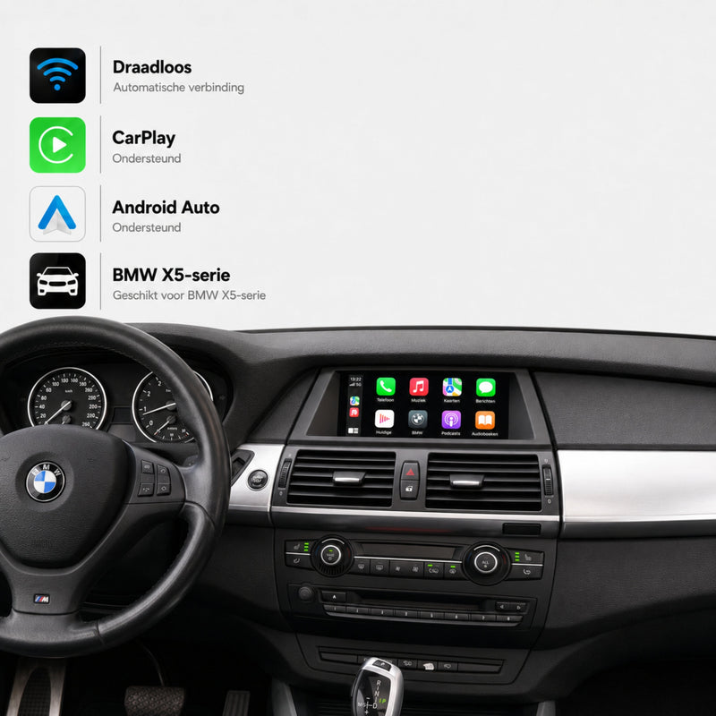 BMW X5 E70 | 2010 t/m 2013 | CarPlay & Android Auto Box | CIC-1