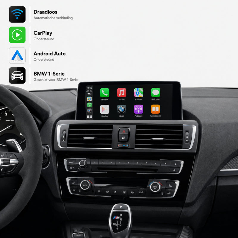 BMW 1 Serie F20/F21 | 2016 t/m 2019 | CarPlay & Android Auto Box | NBT EVO-1