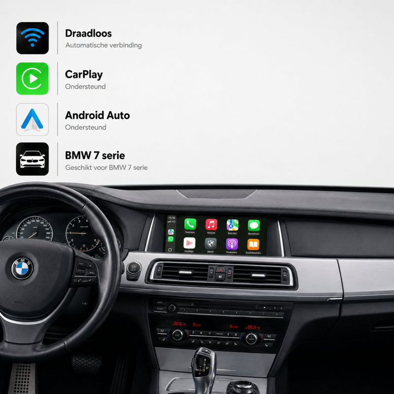 BMW 7 Serie F01/F02 | 2012 t/m 2015 | CarPlay & Android Auto Box | NBT-1